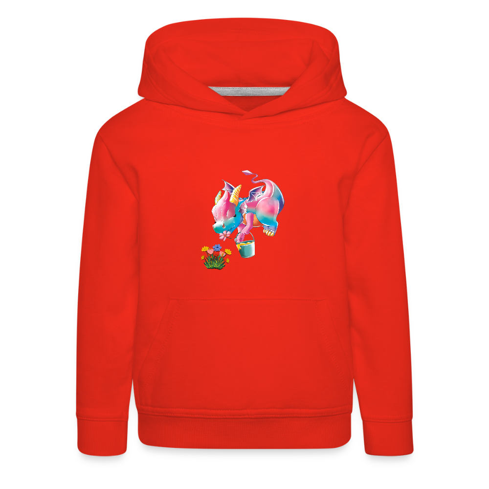 Magical Meadows - Kaida Pollinating - Kids' Premium Hoodie - red