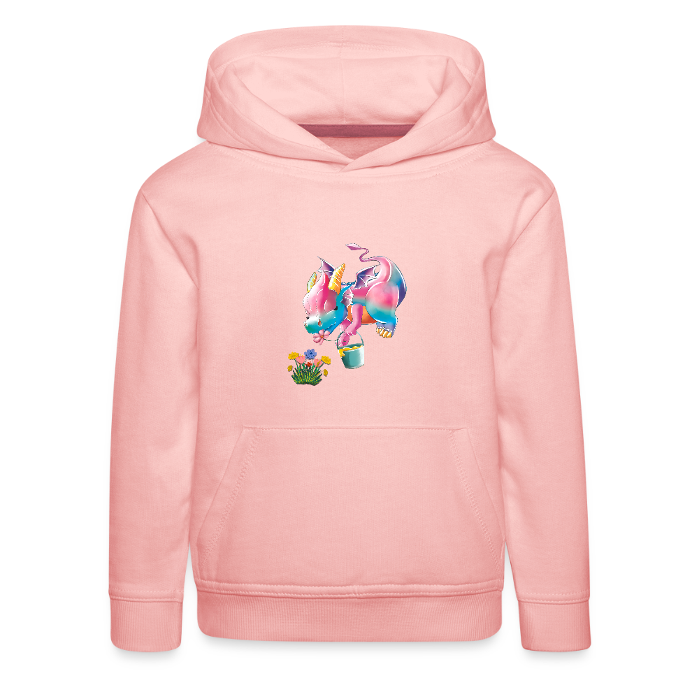 Magical Meadows - Kaida Pollinating - Kids' Premium Hoodie - crystal pink