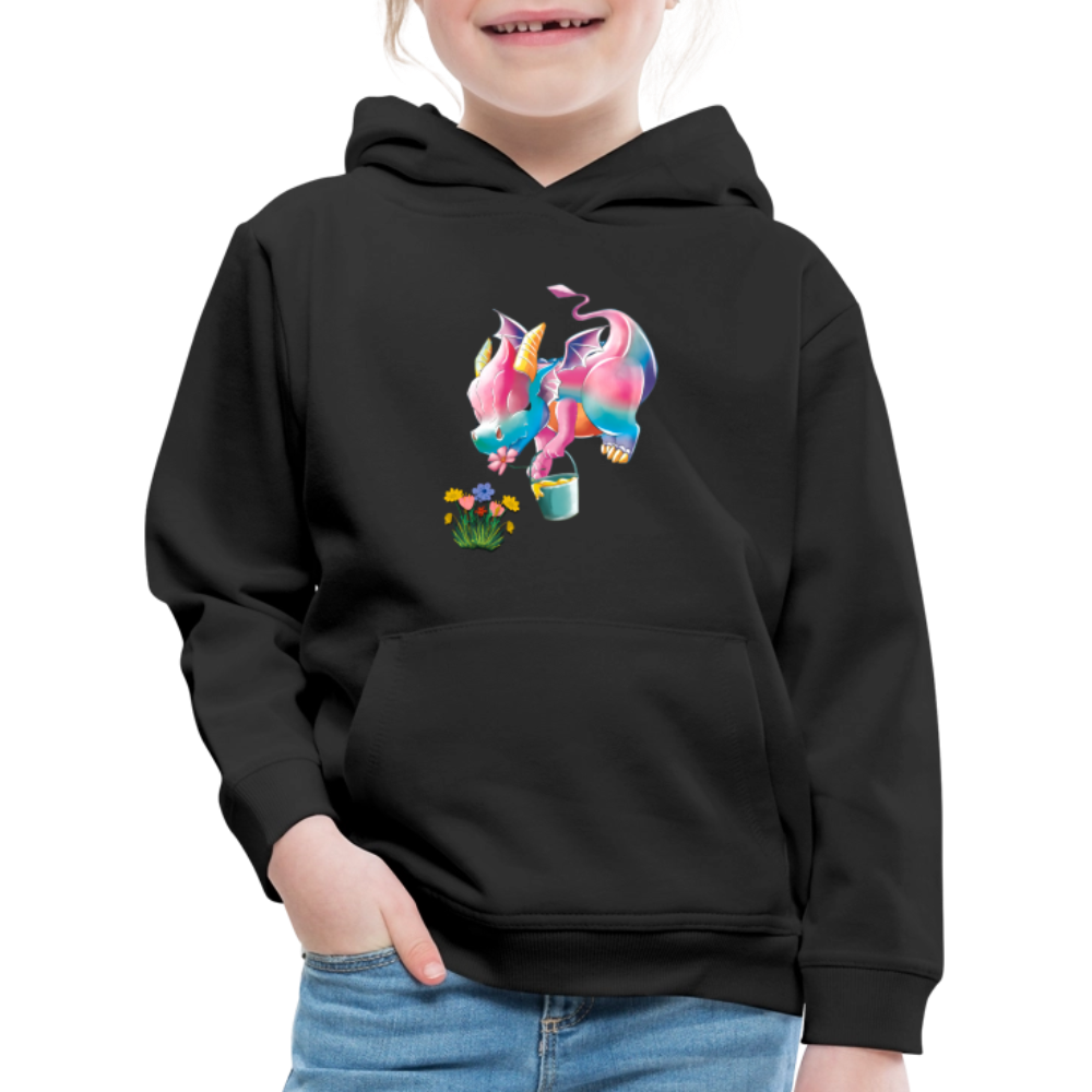 Magical Meadows - Kaida Pollinating - Kids' Premium Hoodie - black