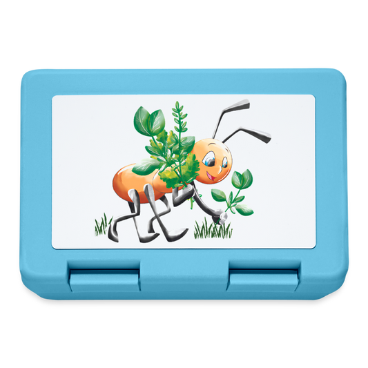 Magical Meadows - Hardworking Ant - Lunchbox - sapphire blue