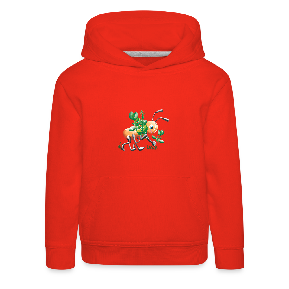 Magical Meadows - Hardworking Ant - Kids' Premium Hoodie - red