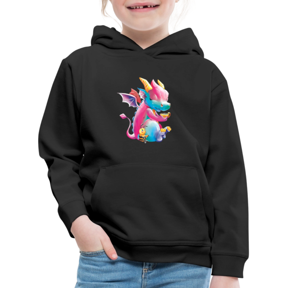 Magical Meadows - Tea Break - Kids' Premium Hoodie - black