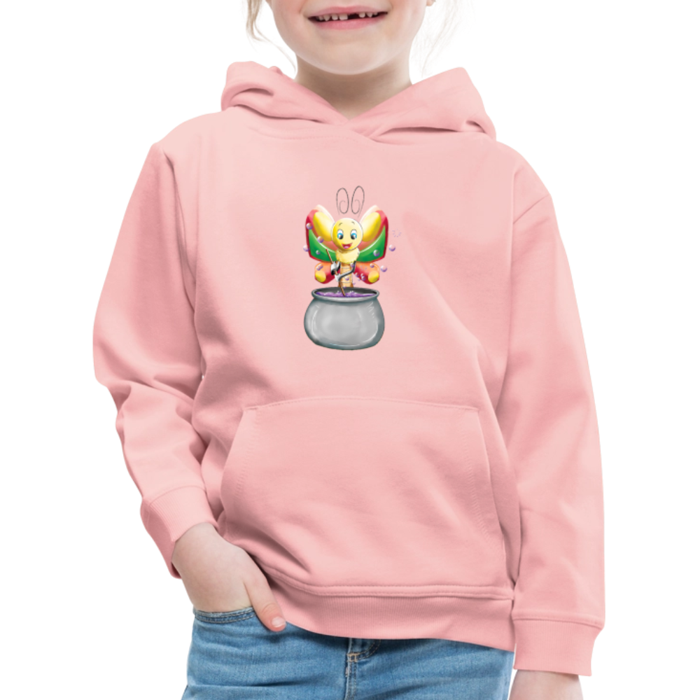 Magical Meadows - Magic Butterfly - Kids' Premium Hoodie - crystal pink