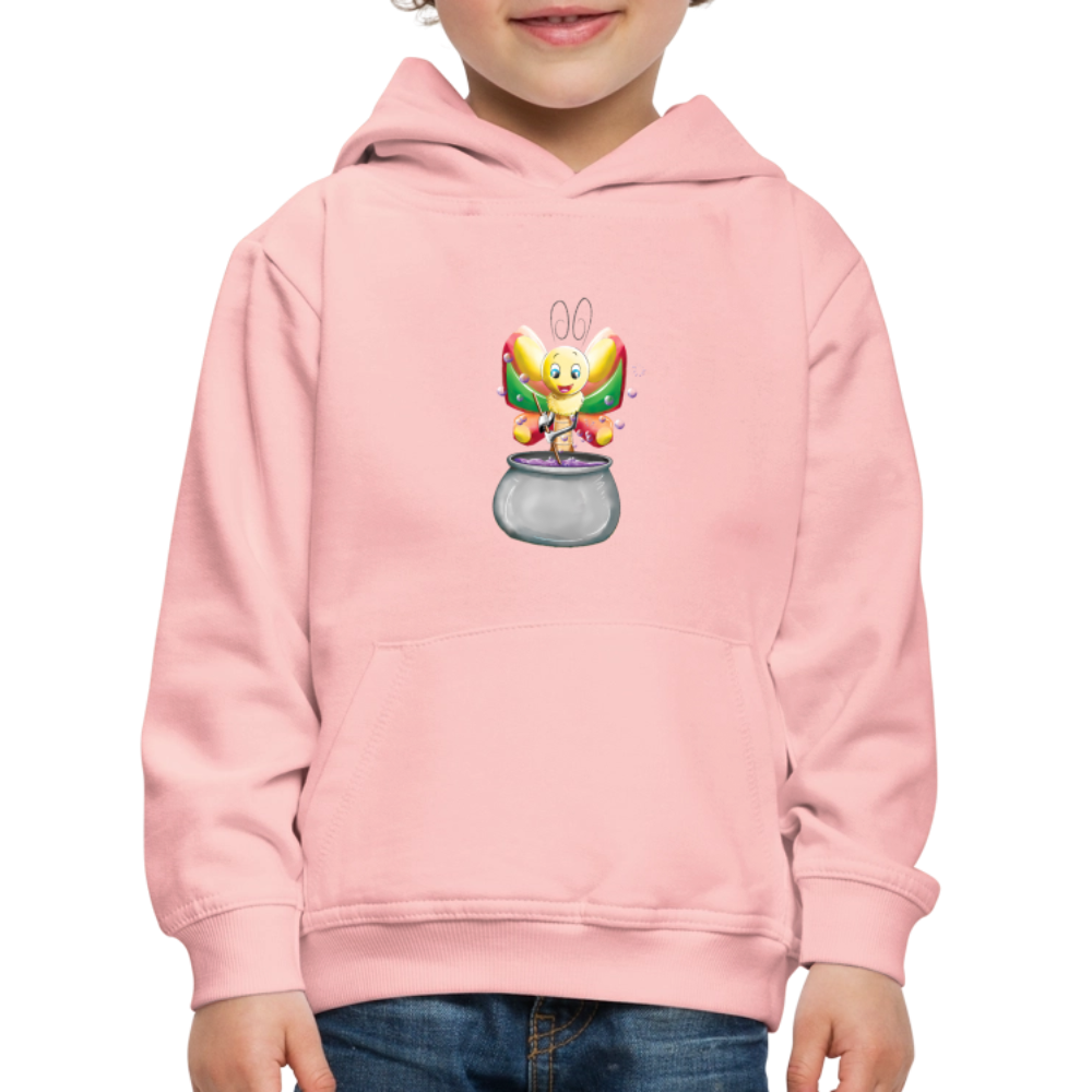 Magical Meadows - Magic Butterfly - Kids' Premium Hoodie - crystal pink