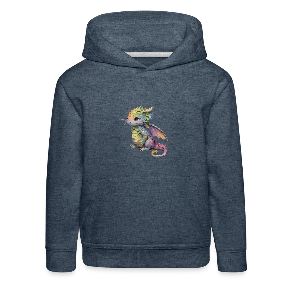 Kaida Brightscale (D1) Kids' Premium Hoodie - heather denim