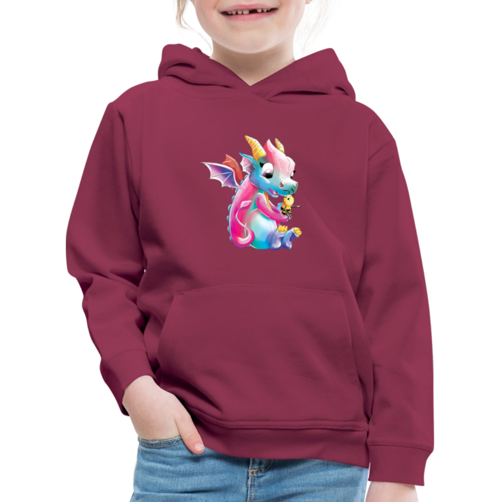 Magical Meadows - Over There - Kids' Premium Hoodie - bordeaux