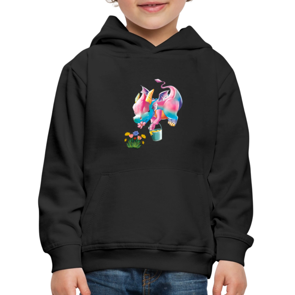 Magical Meadows - Kaida Pollinating - Kids' Premium Hoodie - black