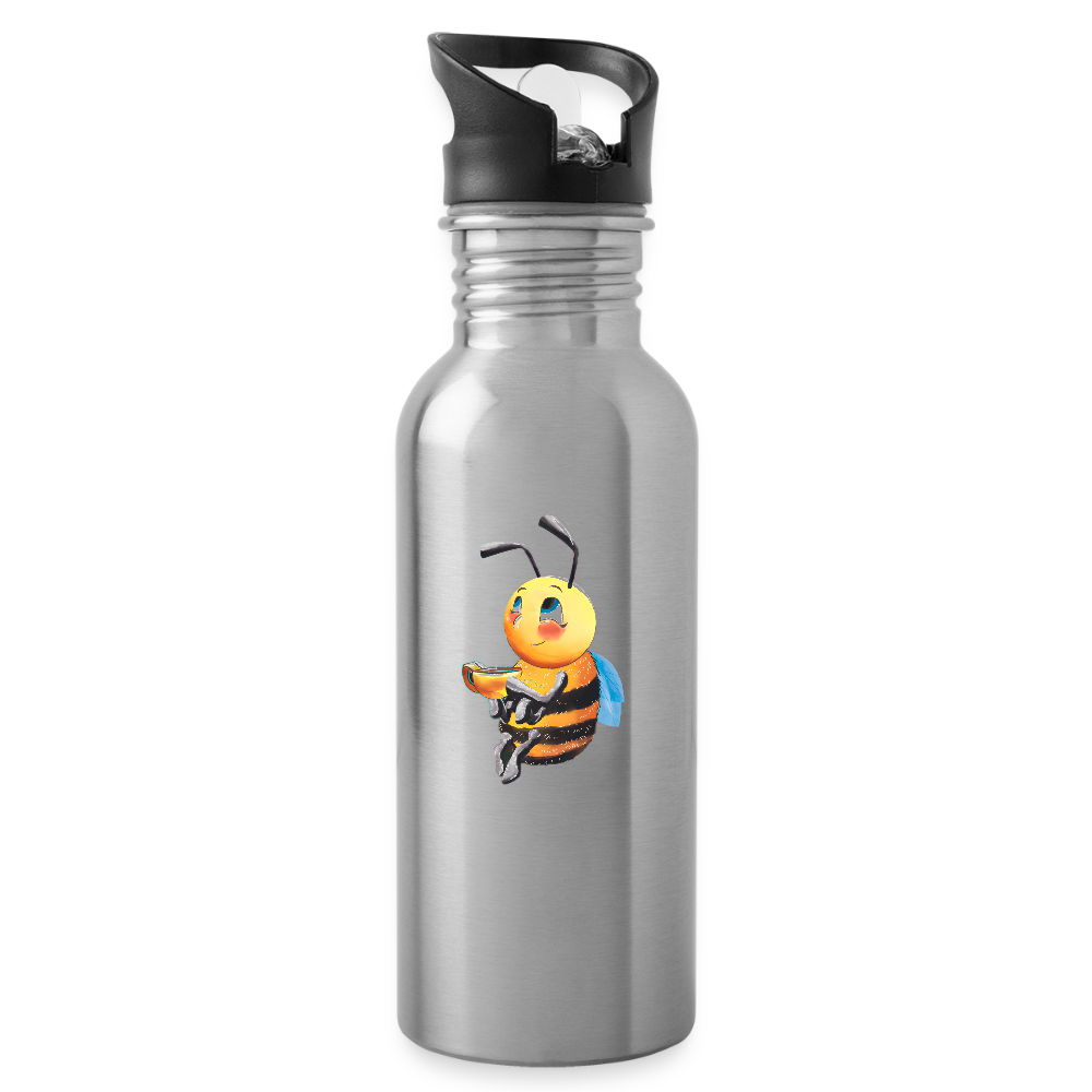 Magical Meadows - Happy Bella - Water Bottle - silver