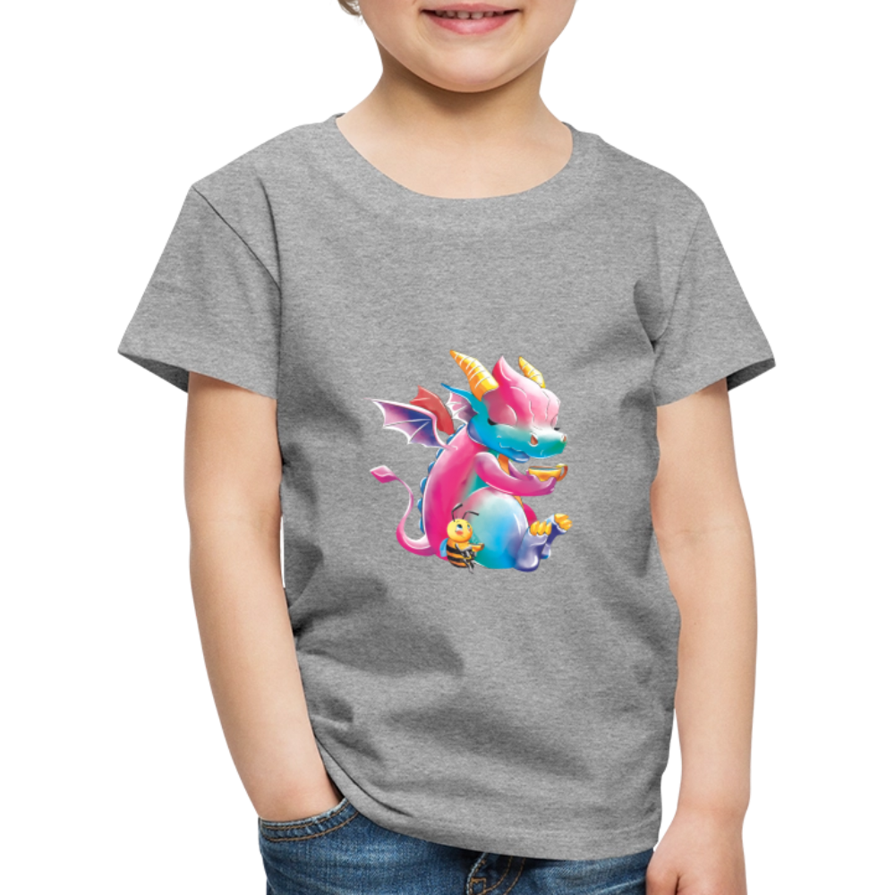 Magical Meadows - Tea Break - Kids' Premium T-Shirt - heather grey