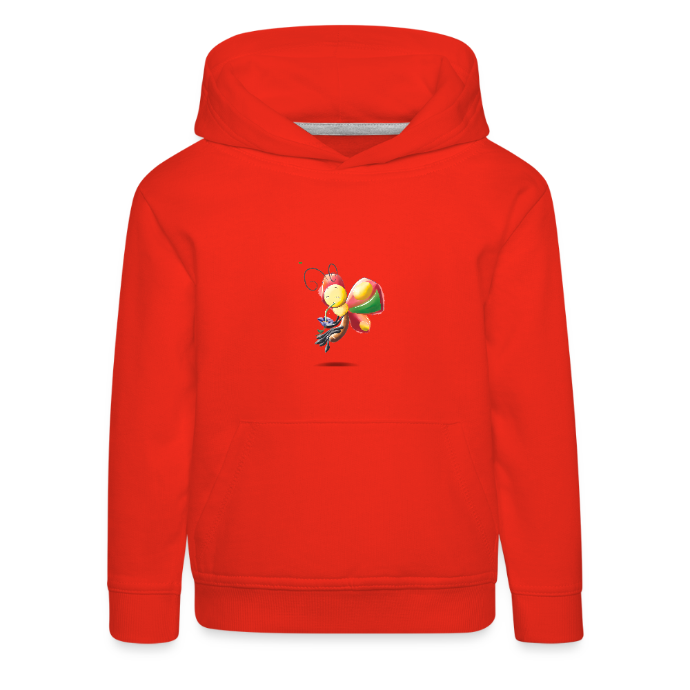 Magical Meadows - Wise Butterfly - Kids' Premium Hoodie - red
