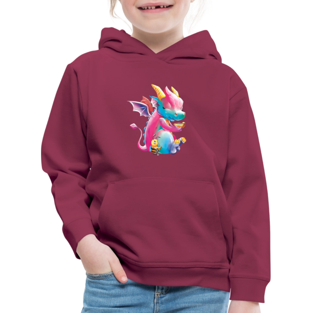 Magical Meadows - Tea Break - Kids' Premium Hoodie - bordeaux