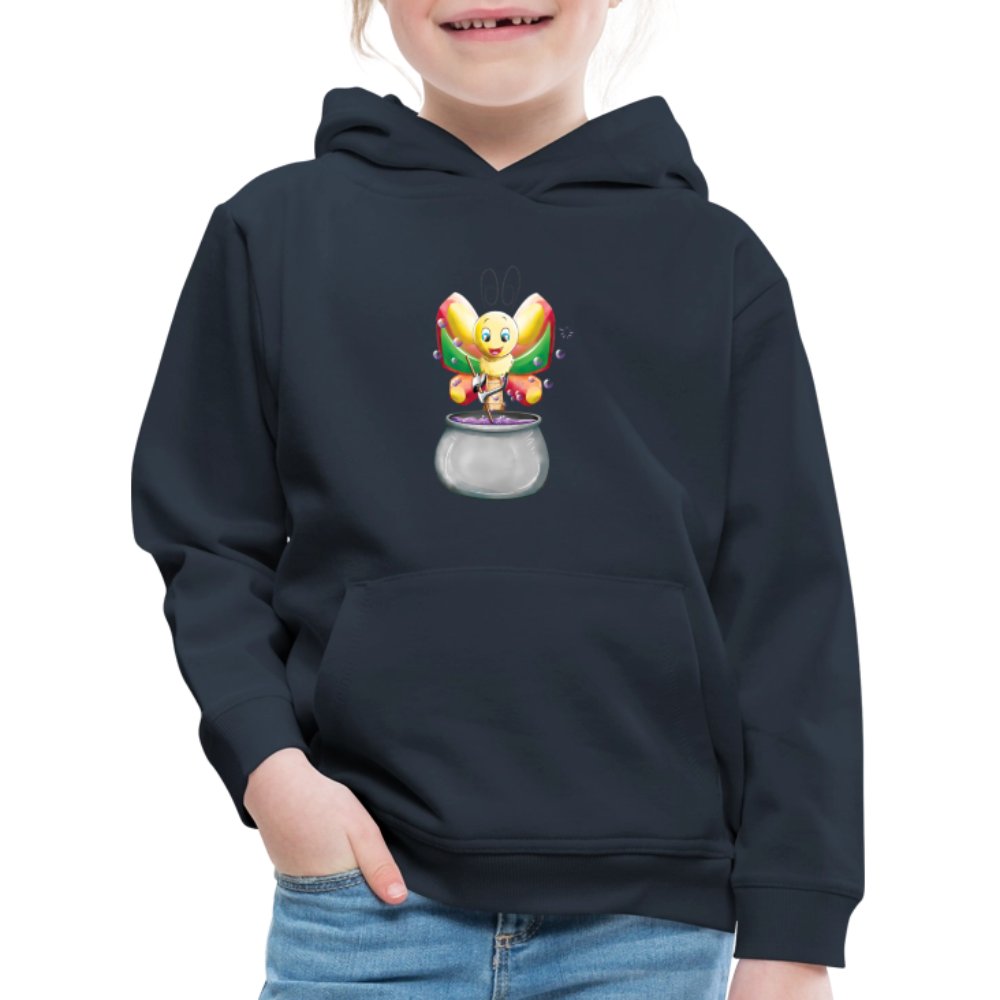 Magical Meadows - Magic Butterfly - Kids' Premium Hoodie - navy