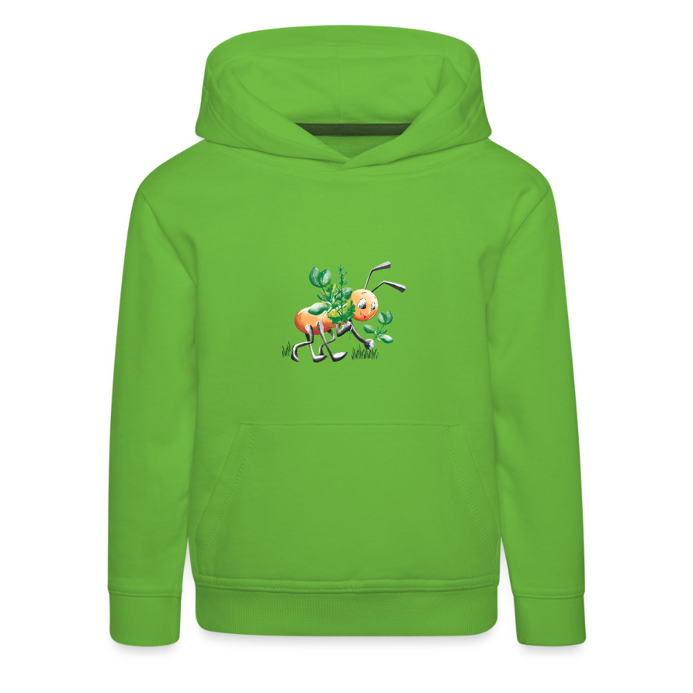 Magical Meadows - Hardworking Ant - Kids' Premium Hoodie - light green