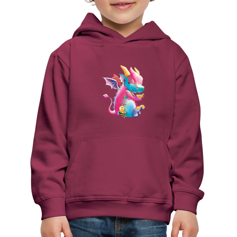Magical Meadows - Tea Break - Kids' Premium Hoodie - bordeaux