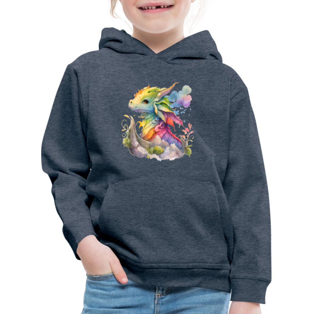 Kaida Brightscale (D3) Kids' Premium Hoodie - heather denim