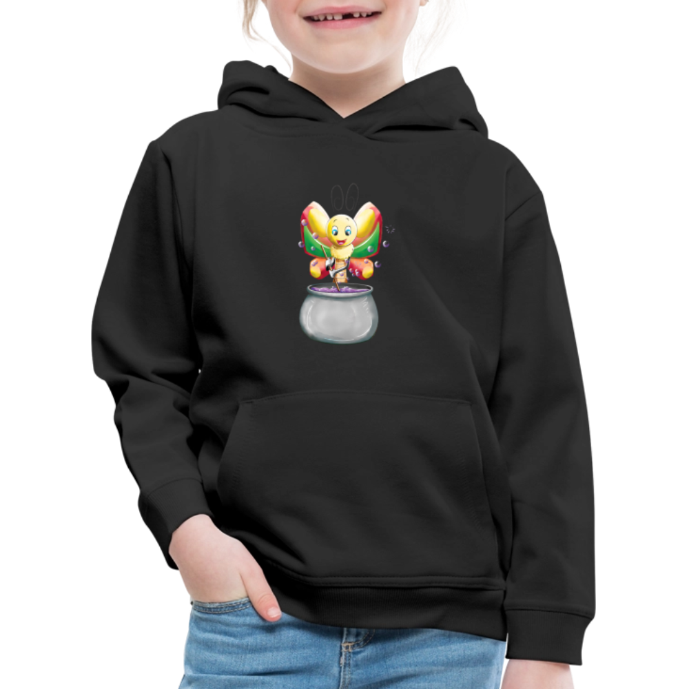 Magical Meadows - Magic Butterfly - Kids' Premium Hoodie - black