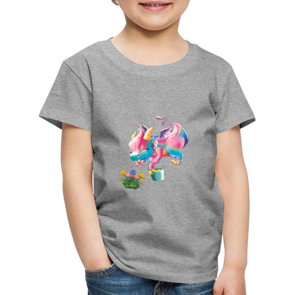 Magical Meadows - Kaida's Pollinating - Kids' Premium T-Shirt - heather grey