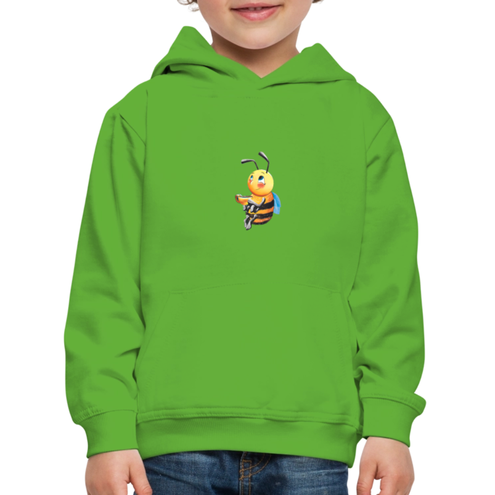Magical Meadows - Happy Bella - Kids' Premium Hoodie - light green