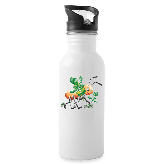 Magical Meadows - Hardworking Ant - Water Bottle - white