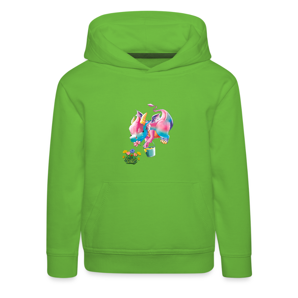 Magical Meadows - Kaida Pollinating - Kids' Premium Hoodie - light green