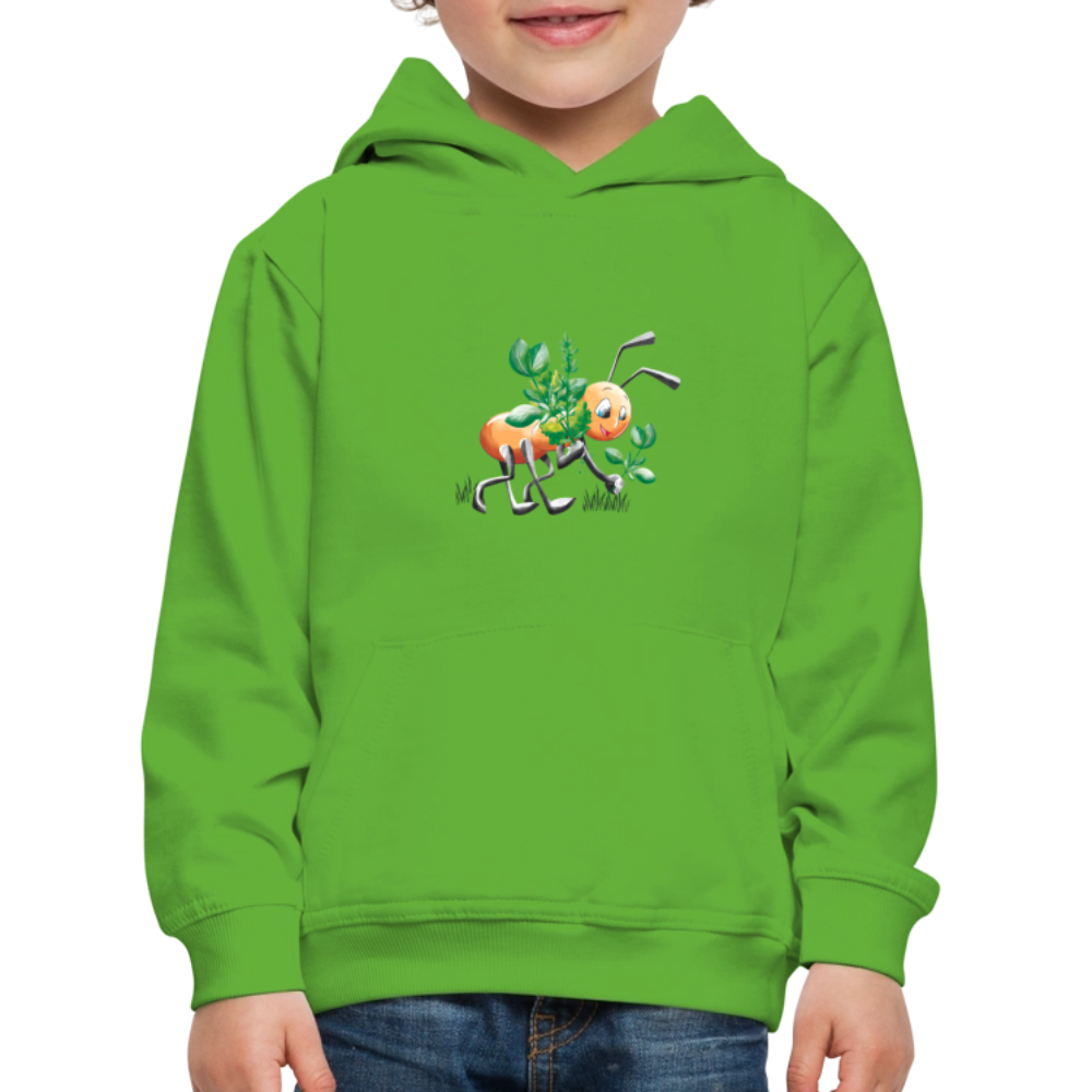 Magical Meadows - Hardworking Ant - Kids' Premium Hoodie - light green