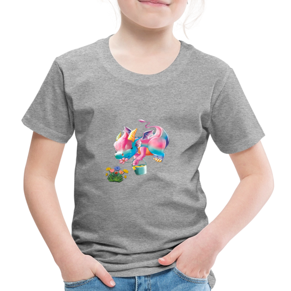 Magical Meadows - Kaida's Pollinating - Kids' Premium T-Shirt - heather grey