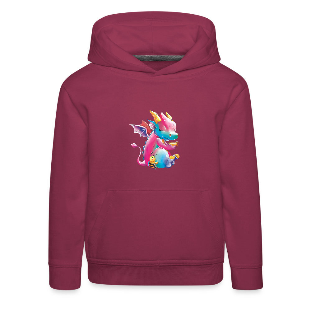 Magical Meadows - Tea Break - Kids' Premium Hoodie - bordeaux