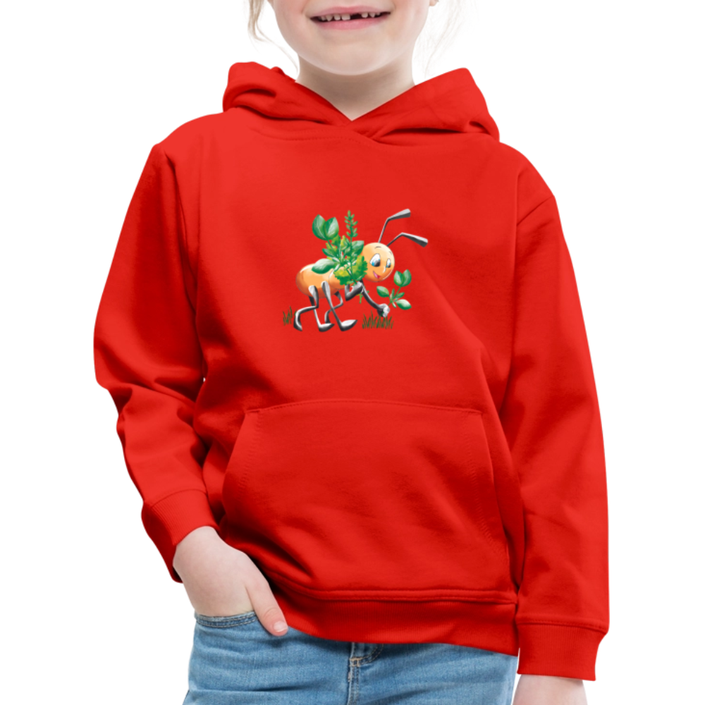 Magical Meadows - Hardworking Ant - Kids' Premium Hoodie - red