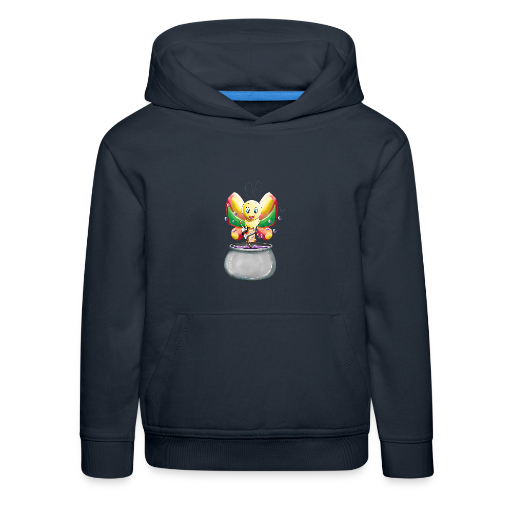 Magical Meadows - Magic Butterfly - Kids' Premium Hoodie - navy