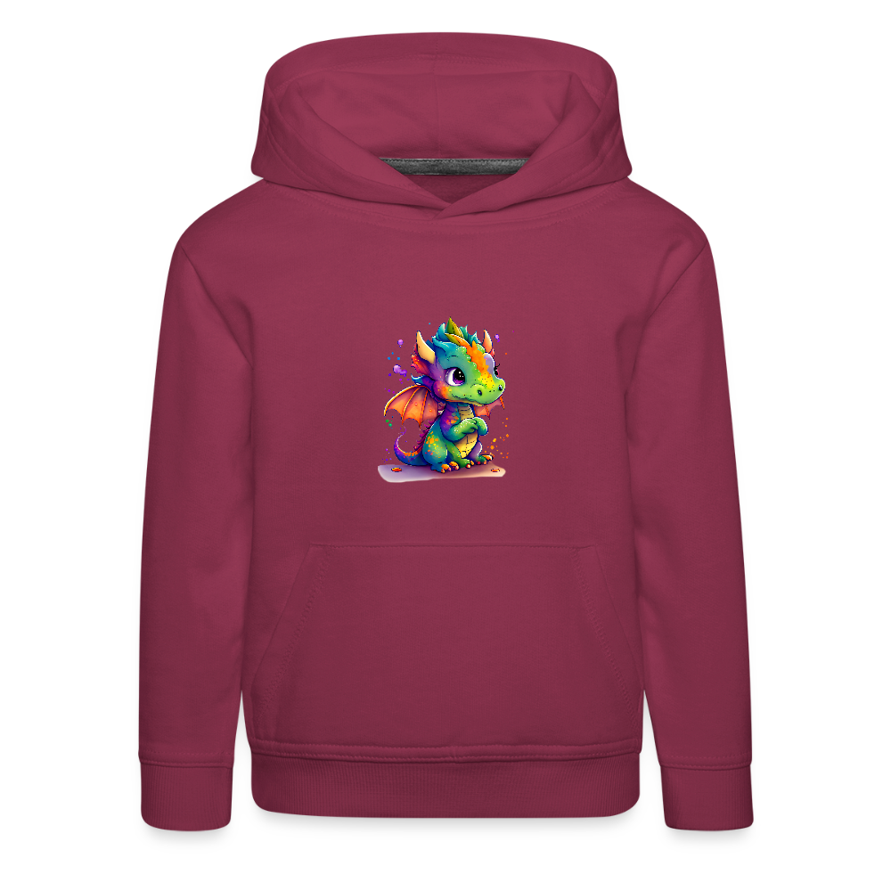 Kaida Brightscale (D2) Kids' Premium Hoodie - bordeaux