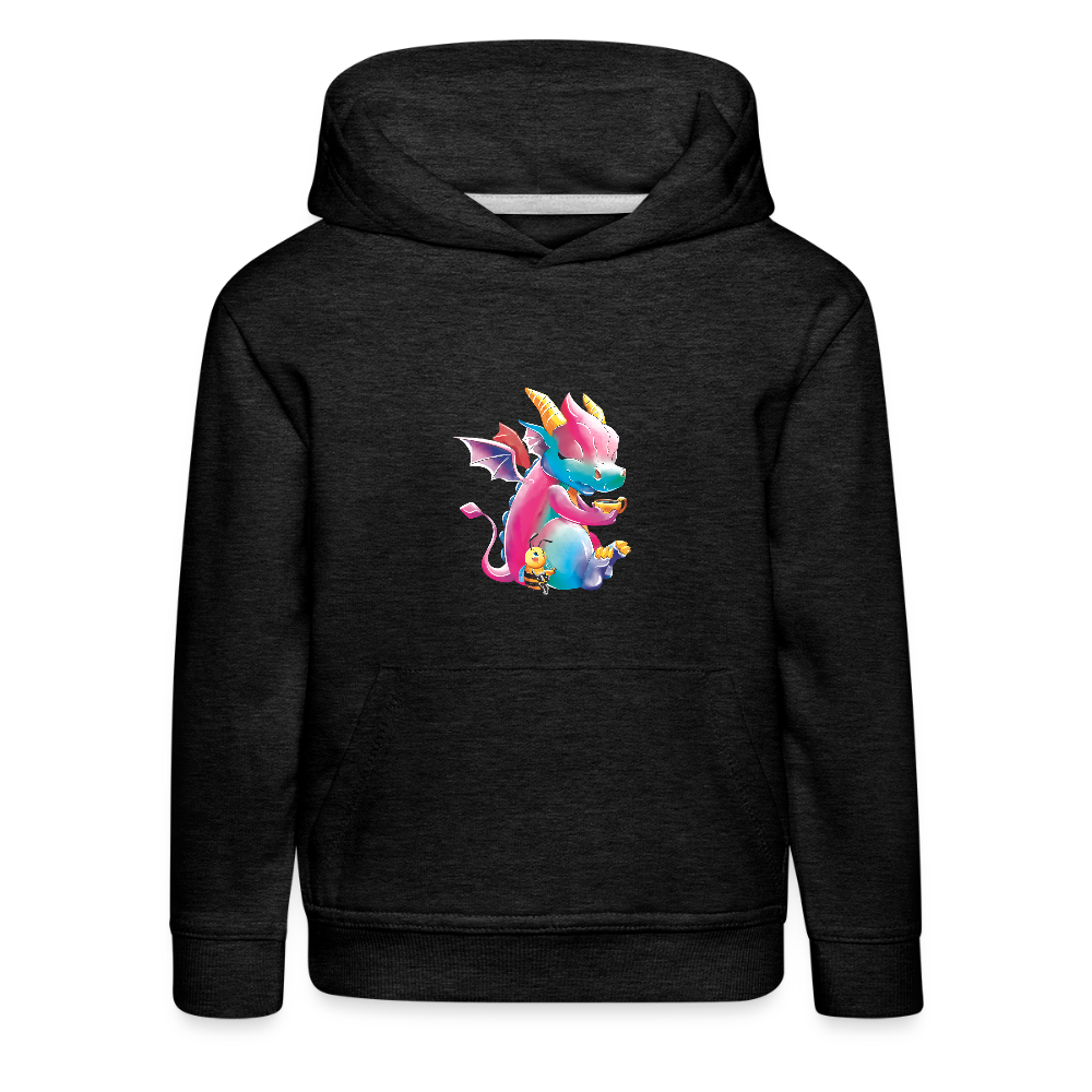Magical Meadows - Tea Break - Kids' Premium Hoodie - charcoal grey