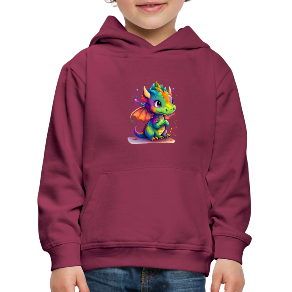 Kaida Brightscale (D2) Kids' Premium Hoodie - bordeaux
