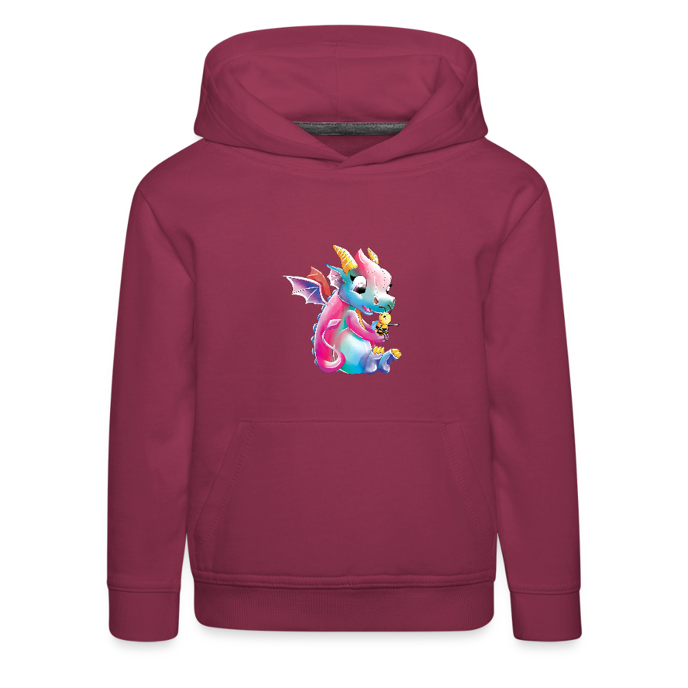 Magical Meadows - Over There - Kids' Premium Hoodie - bordeaux