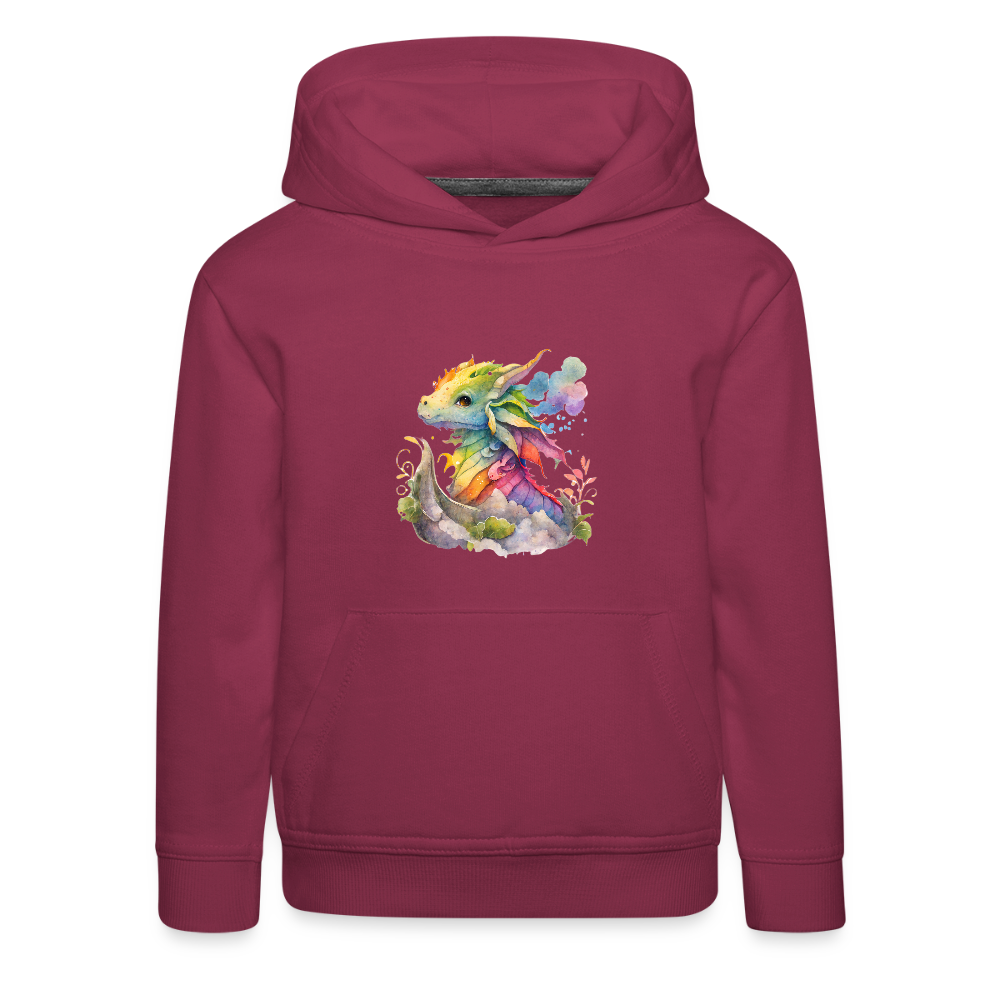 Kaida Brightscale (D3) Kids' Premium Hoodie - bordeaux