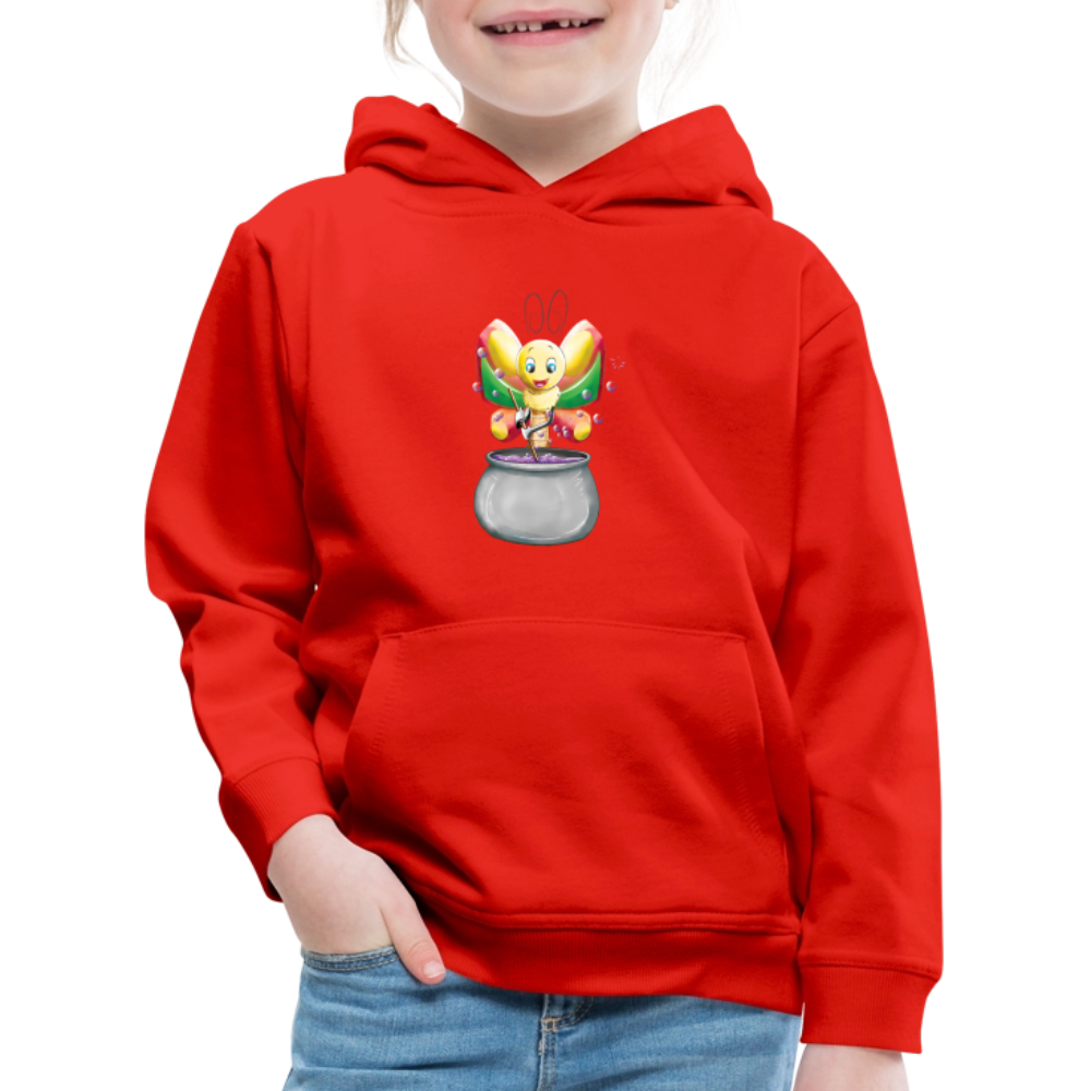 Magical Meadows - Magic Butterfly - Kids' Premium Hoodie - red