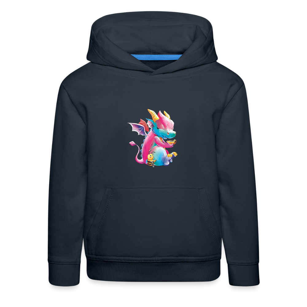 Magical Meadows - Tea Break - Kids' Premium Hoodie - navy