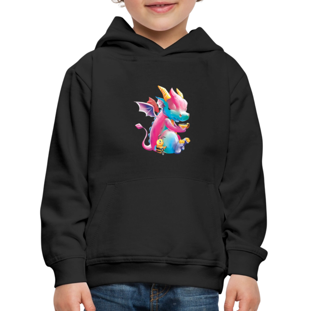 Magical Meadows - Tea Break - Kids' Premium Hoodie - black
