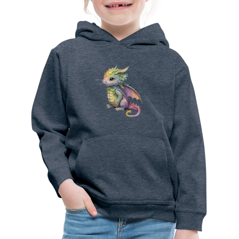 Kaida Brightscale (D1) Kids' Premium Hoodie - heather denim