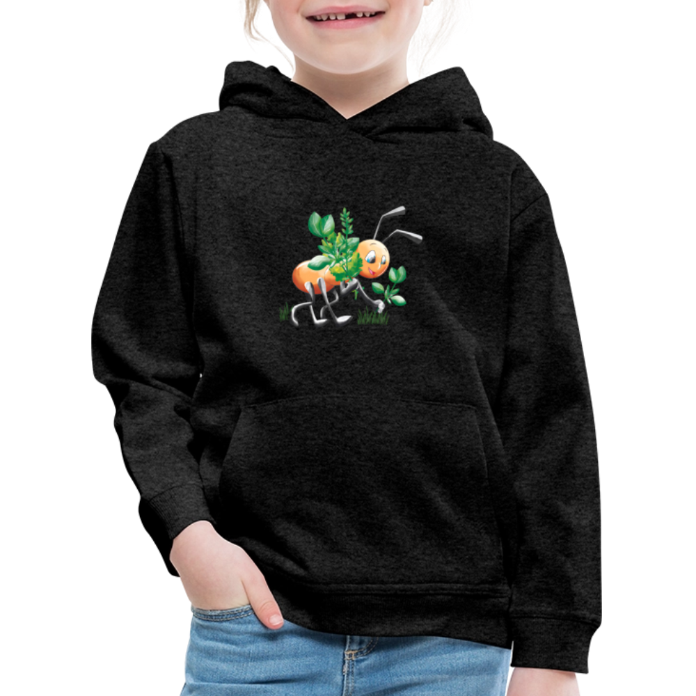 Magical Meadows - Hardworking Ant - Kids' Premium Hoodie - charcoal grey