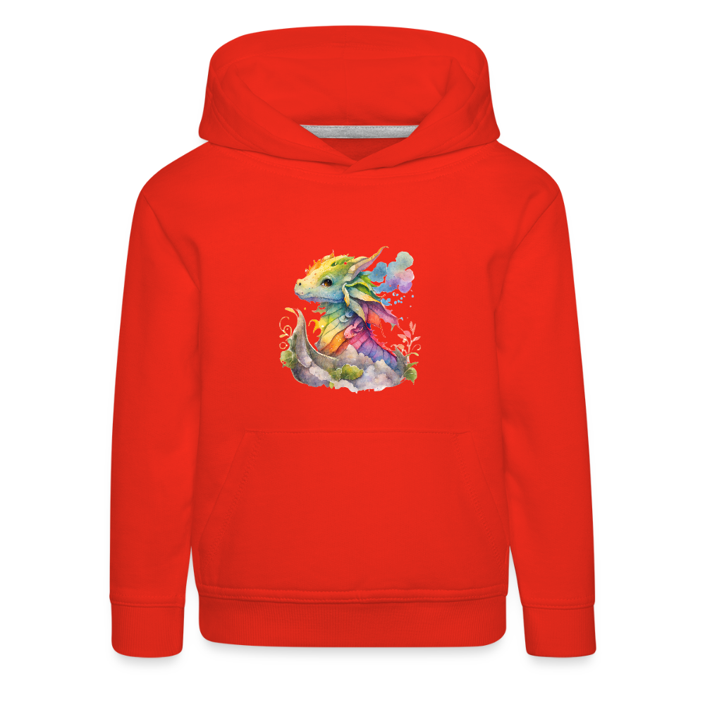 Kaida Brightscale (D3) Kids' Premium Hoodie - red