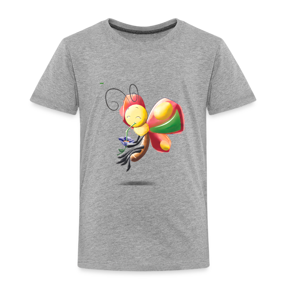 Magical Meadows - Wise Butterfly - Kids' Premium T-Shirt - heather grey