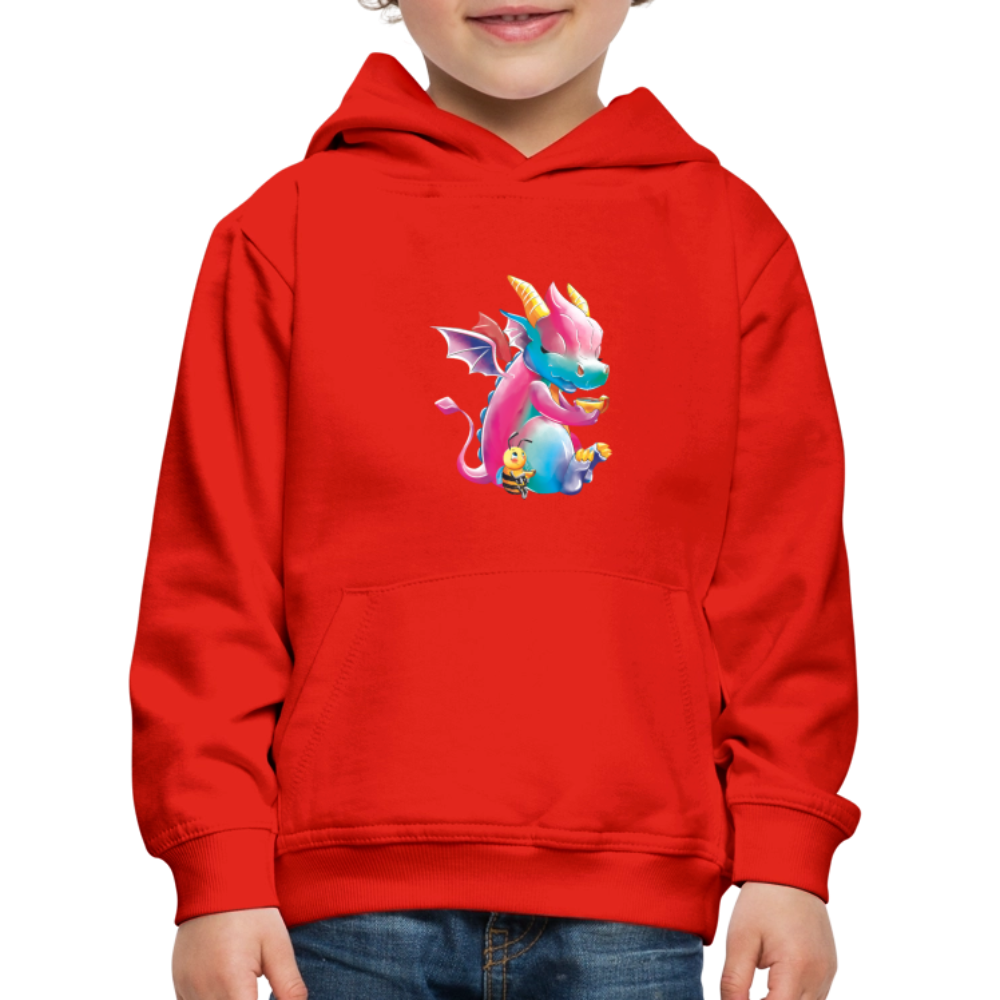 Magical Meadows - Tea Break - Kids' Premium Hoodie - red