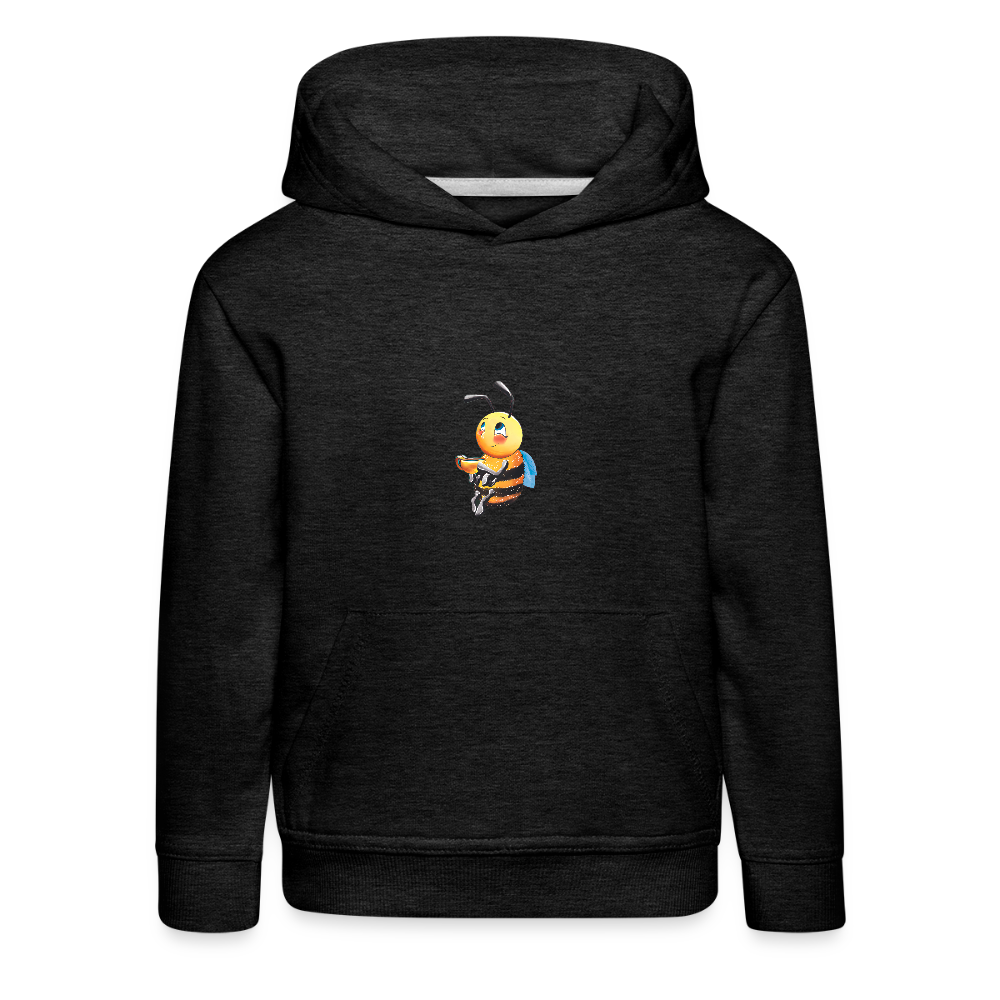 Magical Meadows - Happy Bella - Kids' Premium Hoodie - charcoal grey