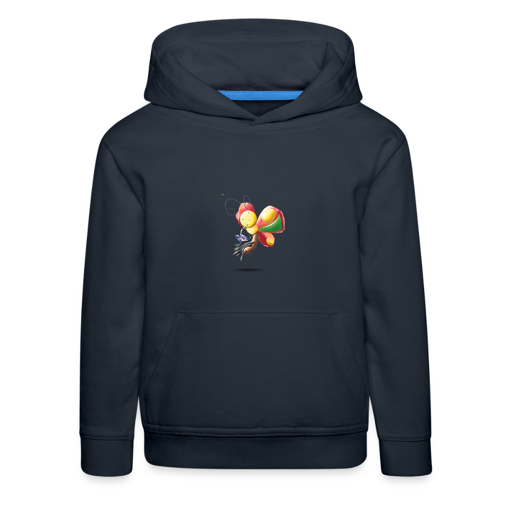 Magical Meadows - Wise Butterfly - Kids' Premium Hoodie - navy