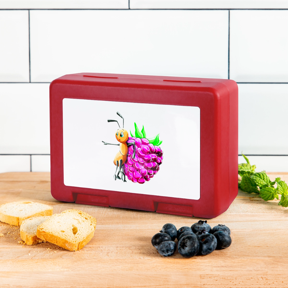 Magical Meadows - Ant and Bery - Lunchbox - red