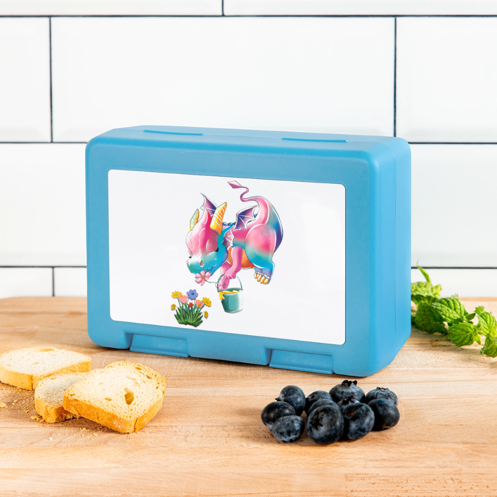 Magical Meadows - Kaida Pollinating - Lunchbox - sapphire blue