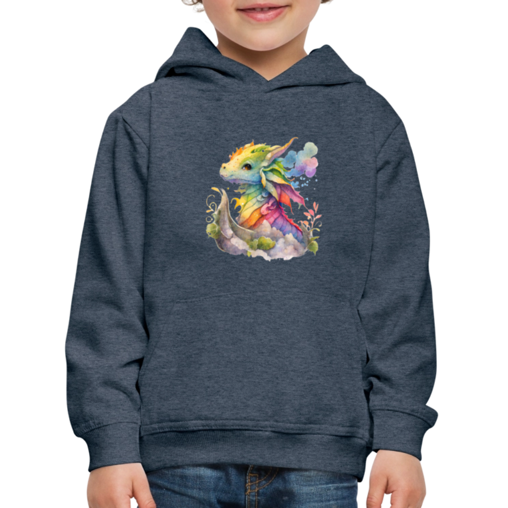 Kaida Brightscale (D3) Kids' Premium Hoodie - heather denim