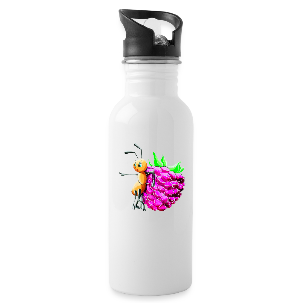 Magical Meadows - Ant and Berry - Water Bottle - white