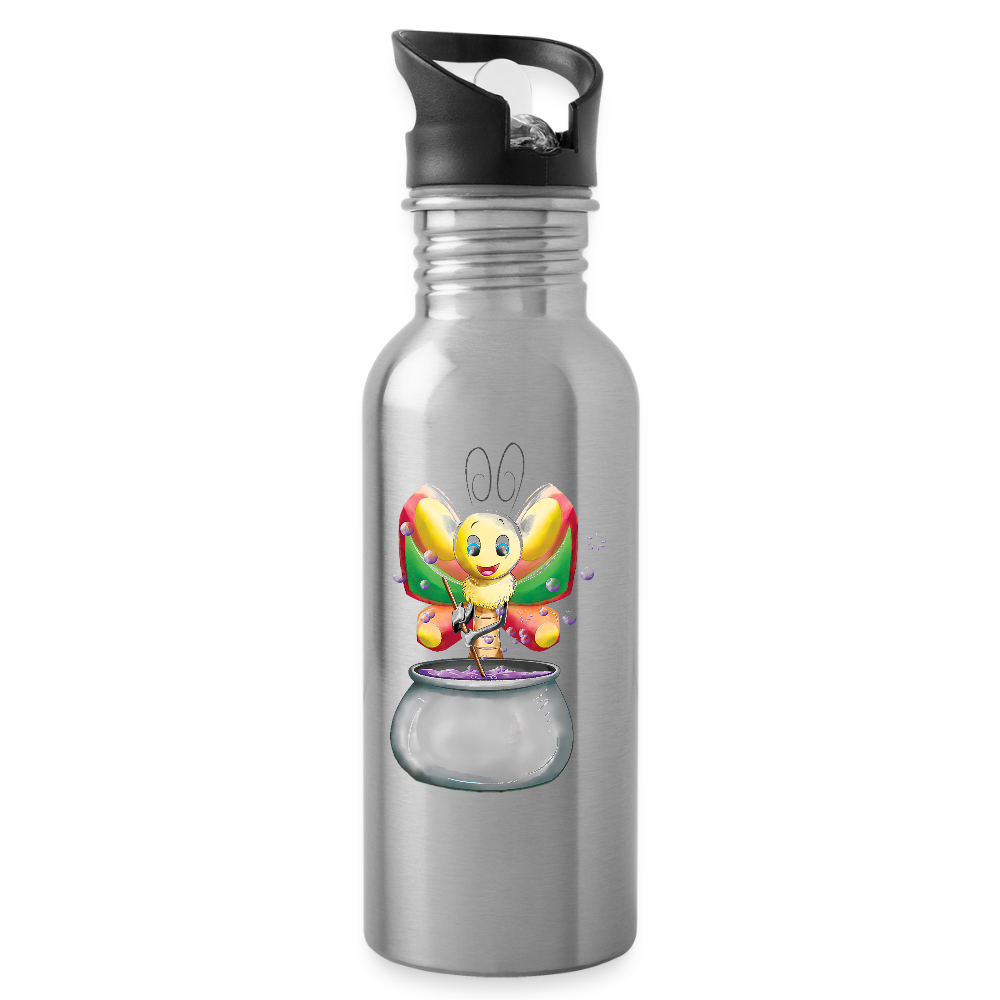 Magical Meadows - Magical Butterfly - Water Bottle - silver