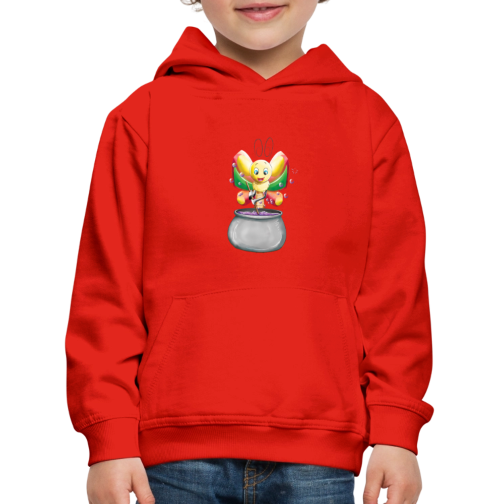 Magical Meadows - Magic Butterfly - Kids' Premium Hoodie - red
